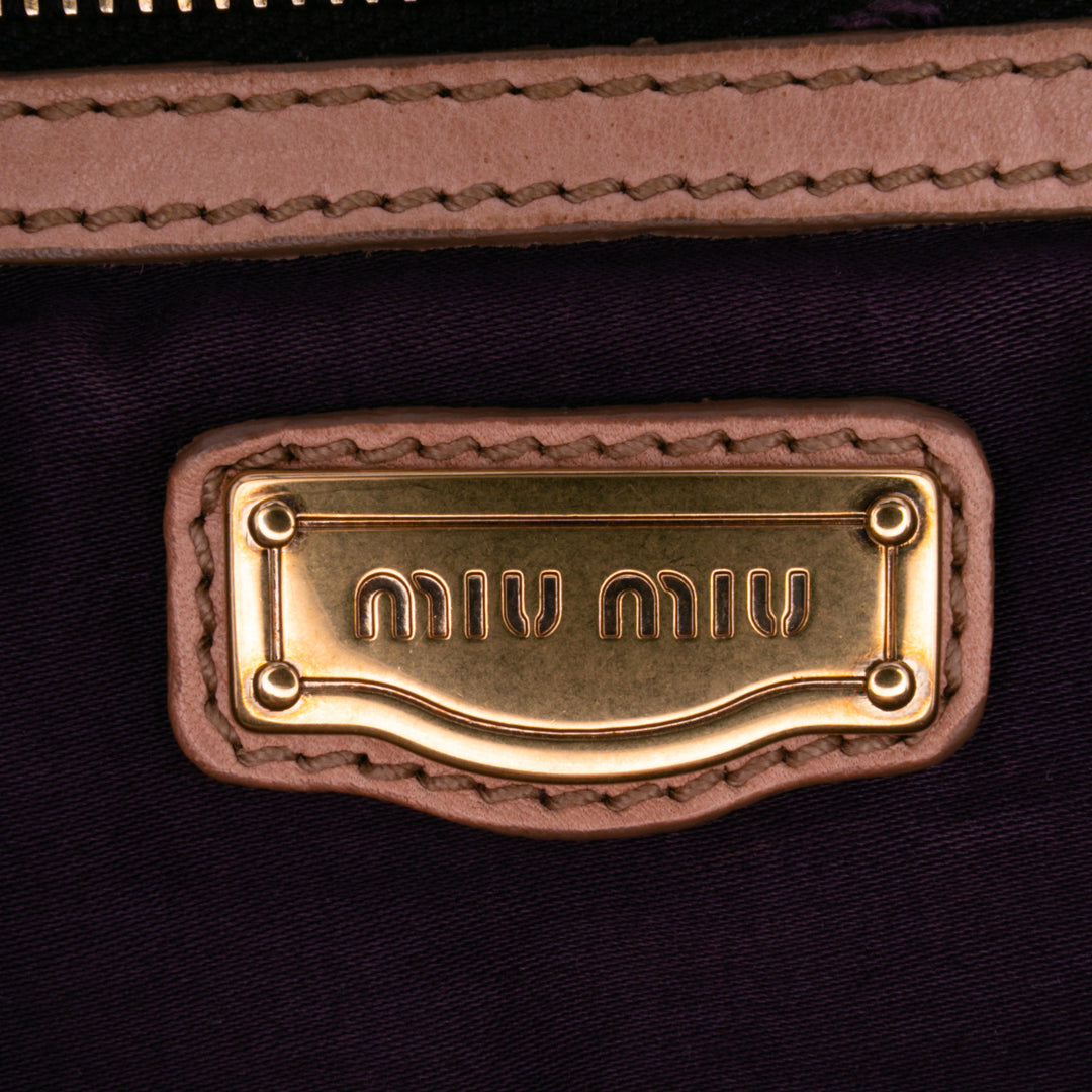 Leather Clutch on Strap Brown - Gaby Paris