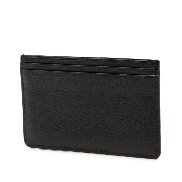 CC grainé Porte-cartes Cuir de veau grainé Noir