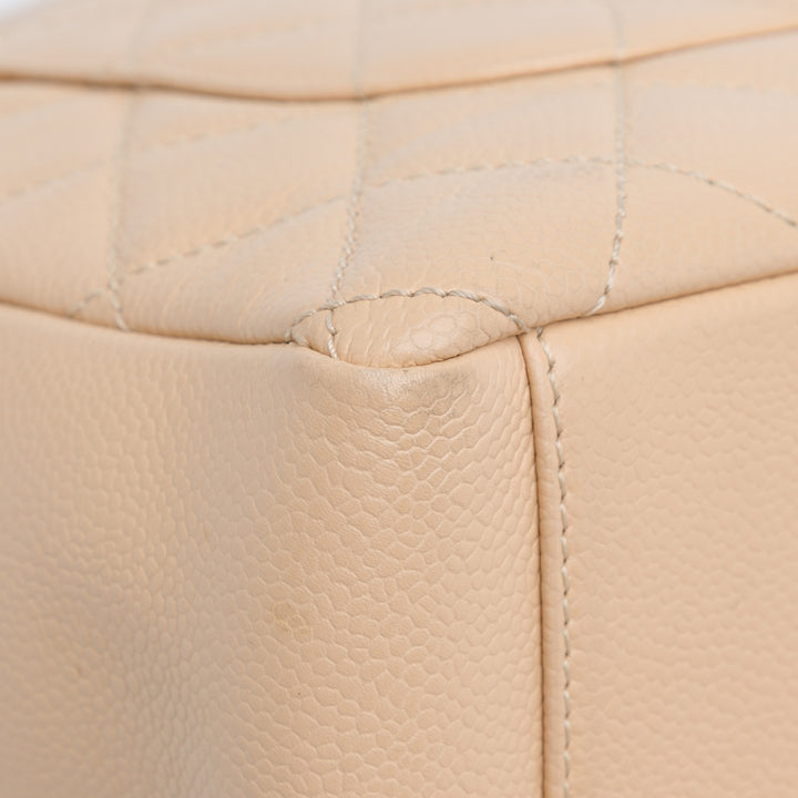 Caviar Petite Shopping Tote Brown - Gaby Paris