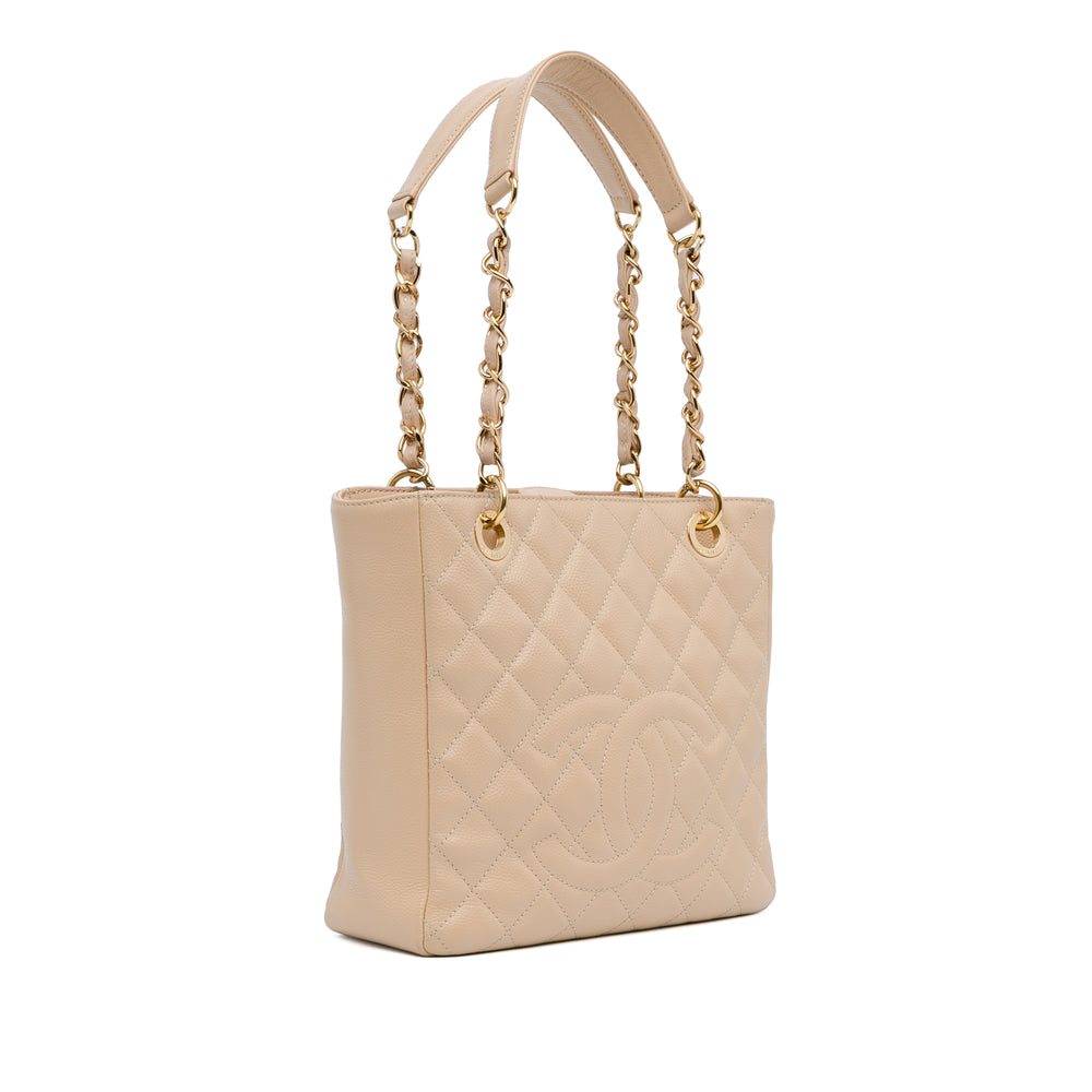 Caviar Petite Shopping Tote Brown - Gaby Paris