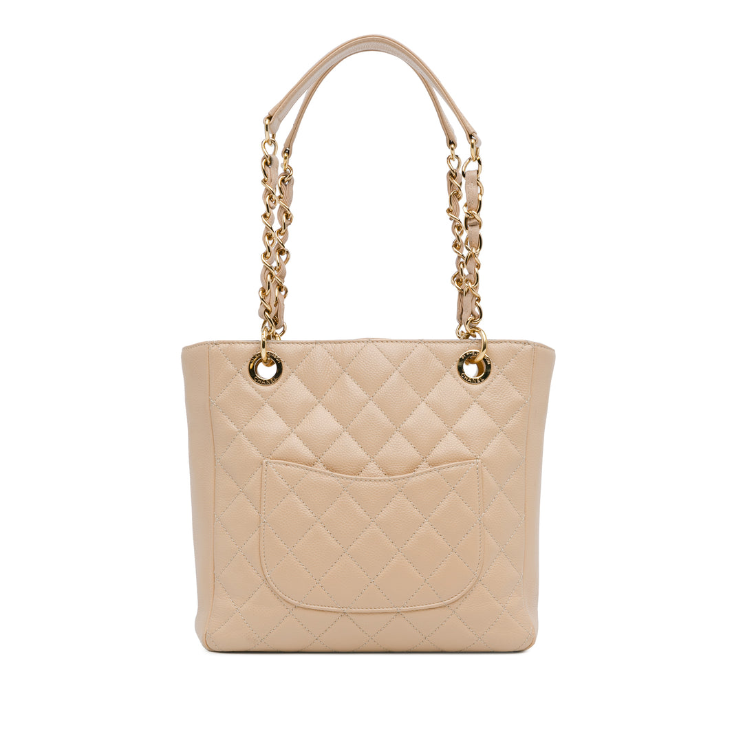 Caviar Petite Shopping Tote Brown - Gaby Paris