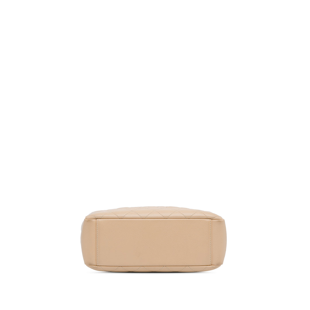 Caviar Petite Shopping Tote Brown - Gaby Paris