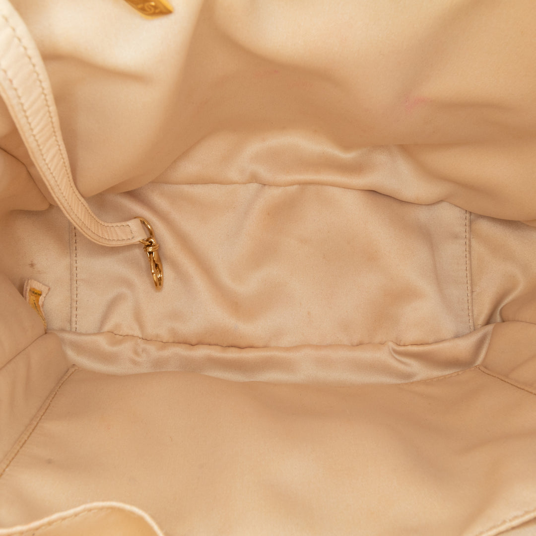 Caviar Petite Shopping Tote Brown - Gaby Paris
