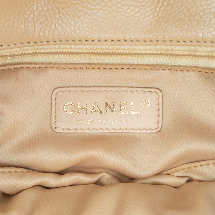 Caviar Petite Shopping Tote Brown - Gaby Paris