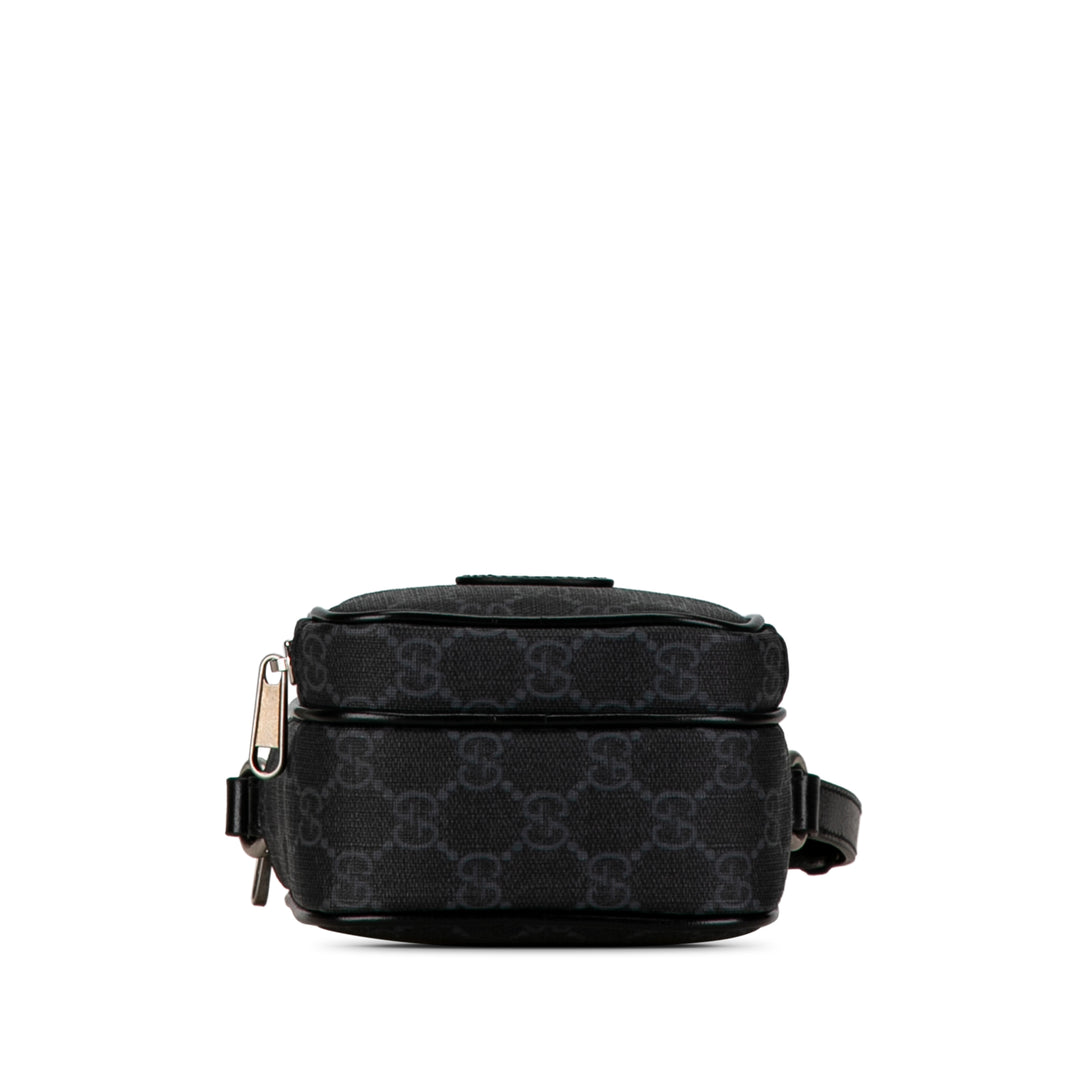 Mini GG Supreme Interlocking G Crossbody Gray - Gaby Paris