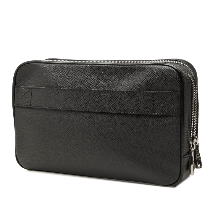 Louis Vuitton Taiga Pochette Kasai Noir
