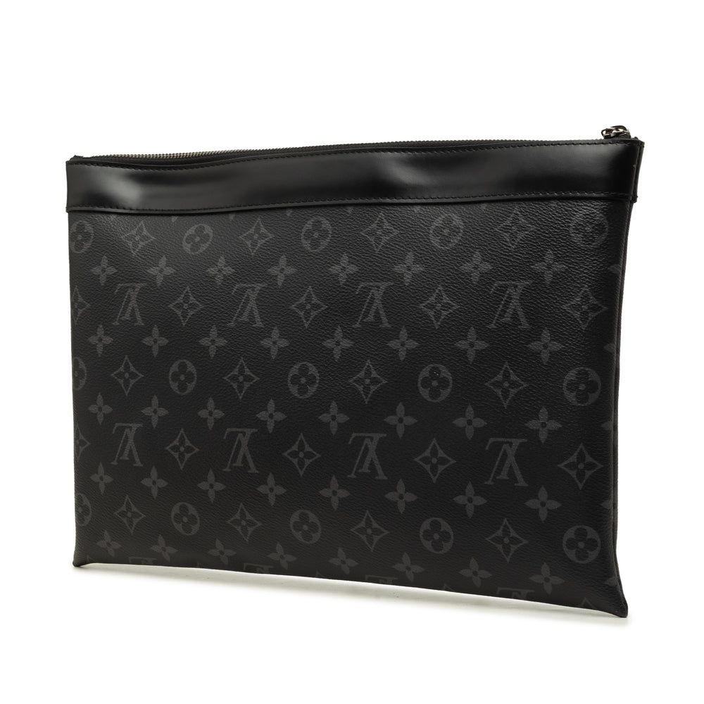 Louis Vuitton Discovery Pochette GM Monogram Eclipse Noir – vue 2 – GABY PARIS