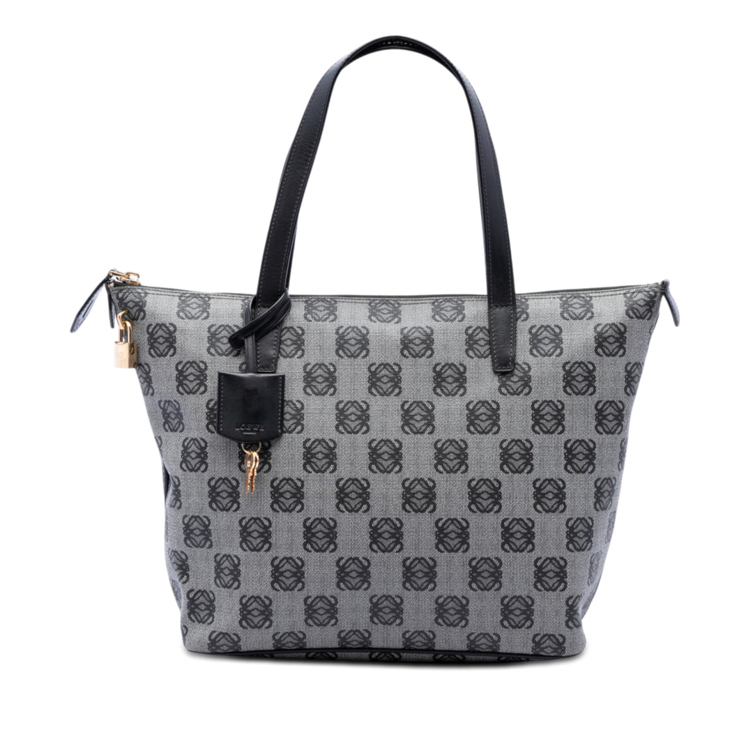Anagram Cabas Toile enduite Gris