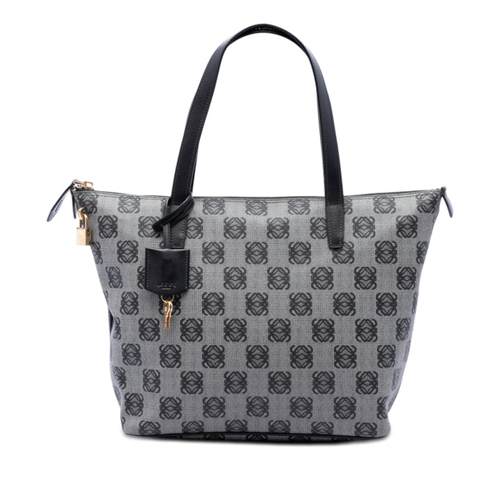 Anagram Cabas Toile enduite Gris