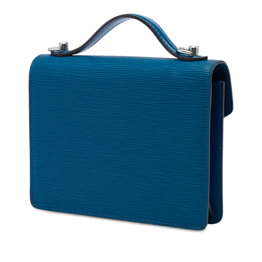 Louis Vuitton Monceau BB Épi Bleu – vue 2 – GABY PARIS