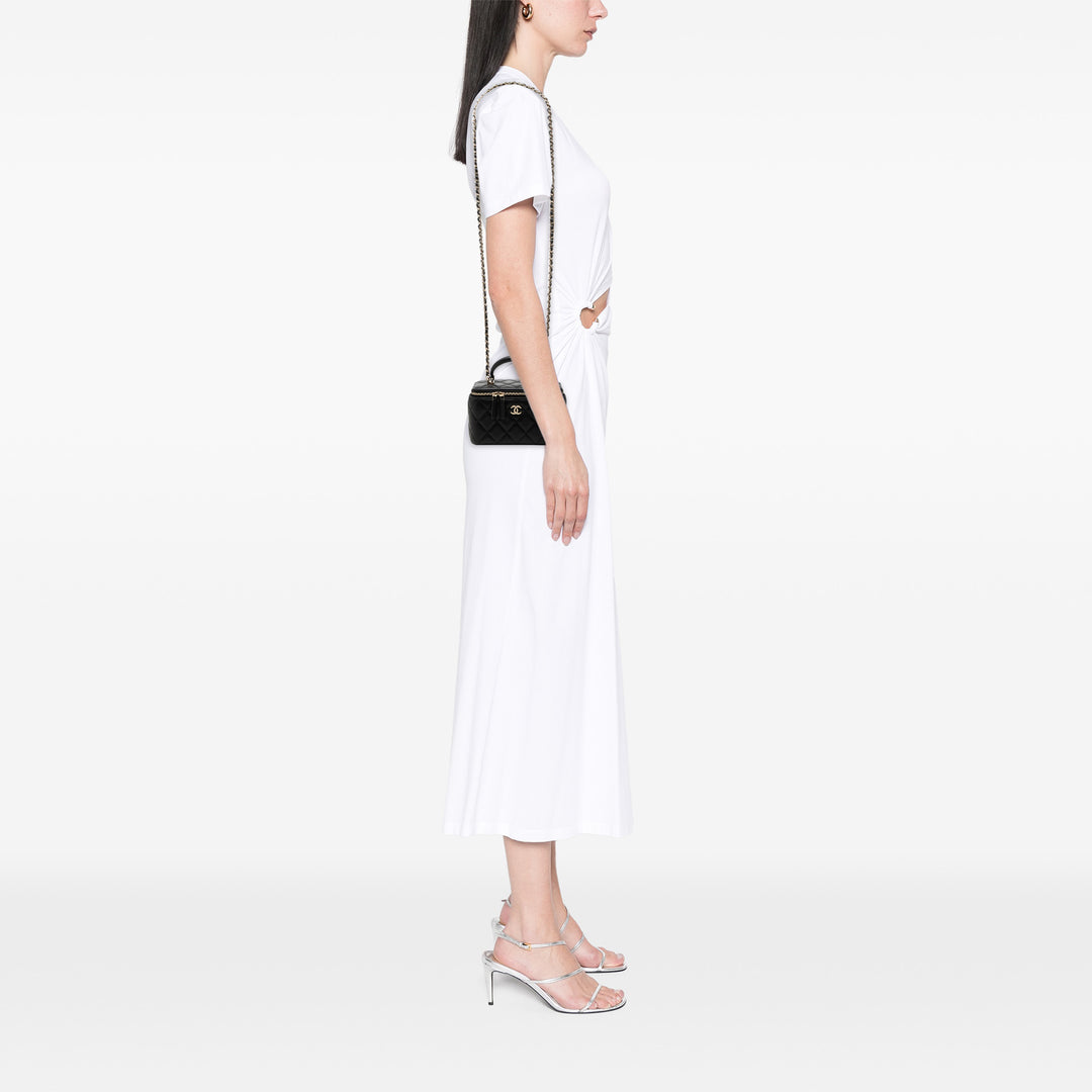 Chanel Vanity avec chaîne Petit Cuir d'agneau