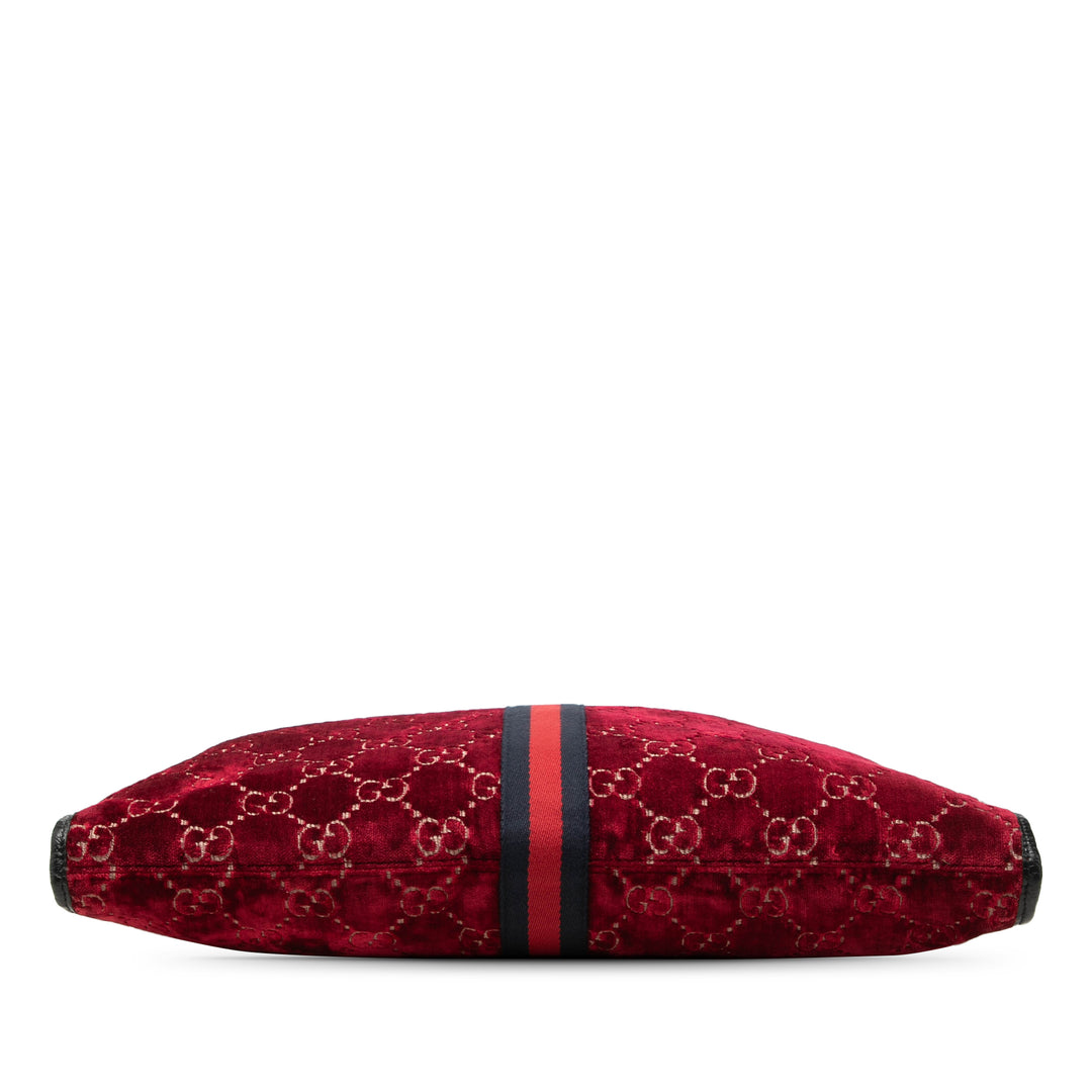 Gucci GG Web Rajah Cabas Grand Rouge – vue 3 – GABY PARIS