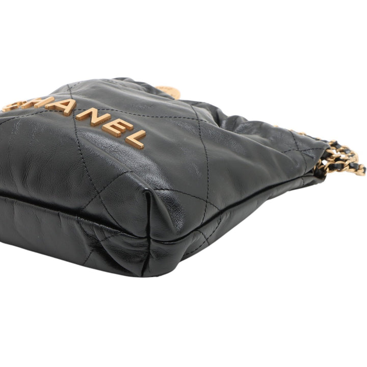 Chanel Mini brillant Cuir de veau 22 Sac à main