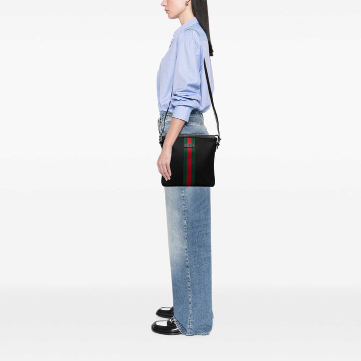 Gucci GG Techno Toile Web Messenger Sac