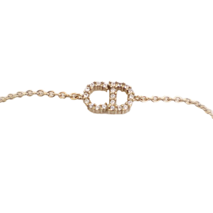 Dior plaqué Cristal Petit CD Bracelet