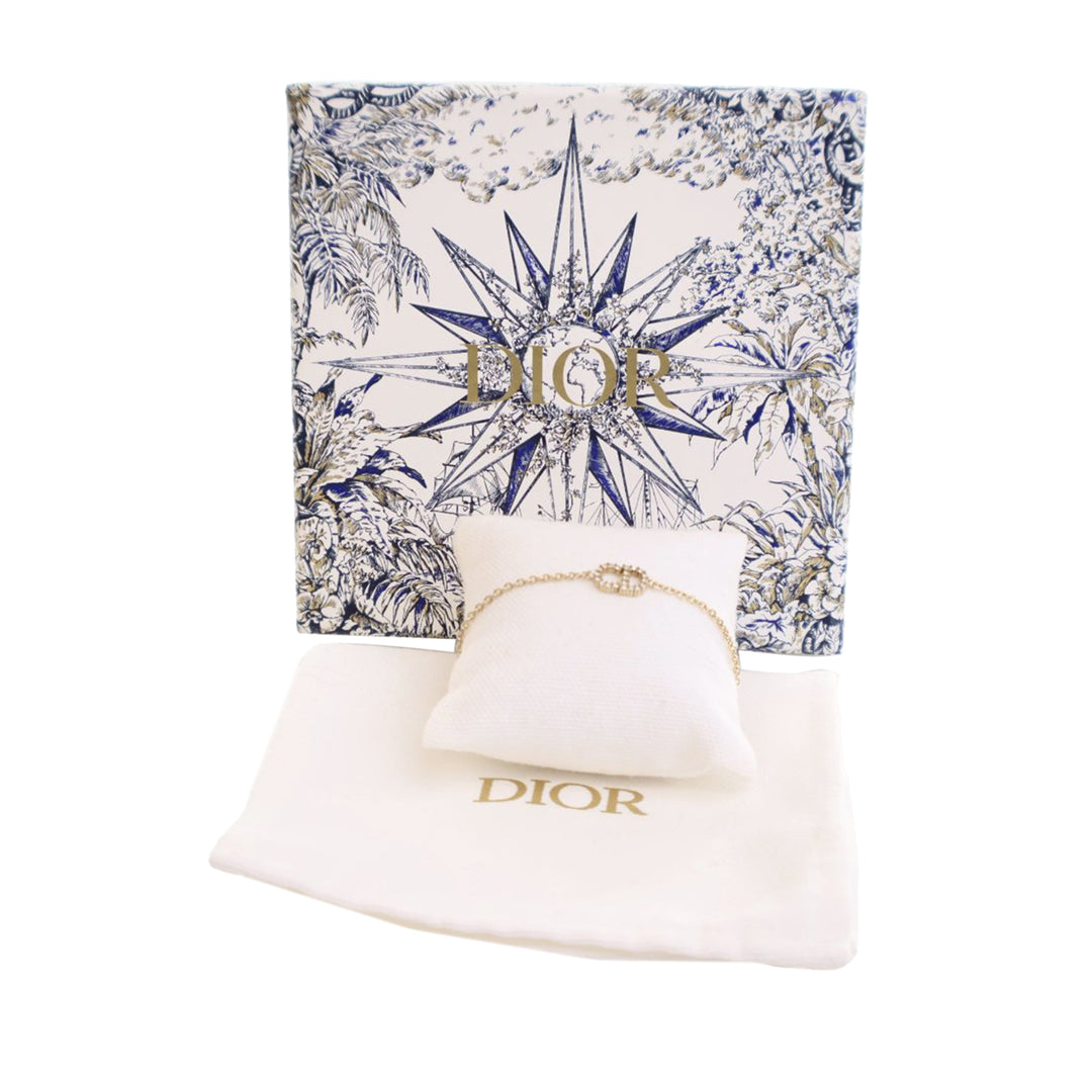 Dior plaqué Cristal Petit CD Bracelet