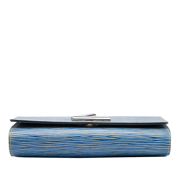 Louis Vuitton Sac bandoulière Twist Wallet on Chain Épi Bleu – vue 3 – GABY PARIS