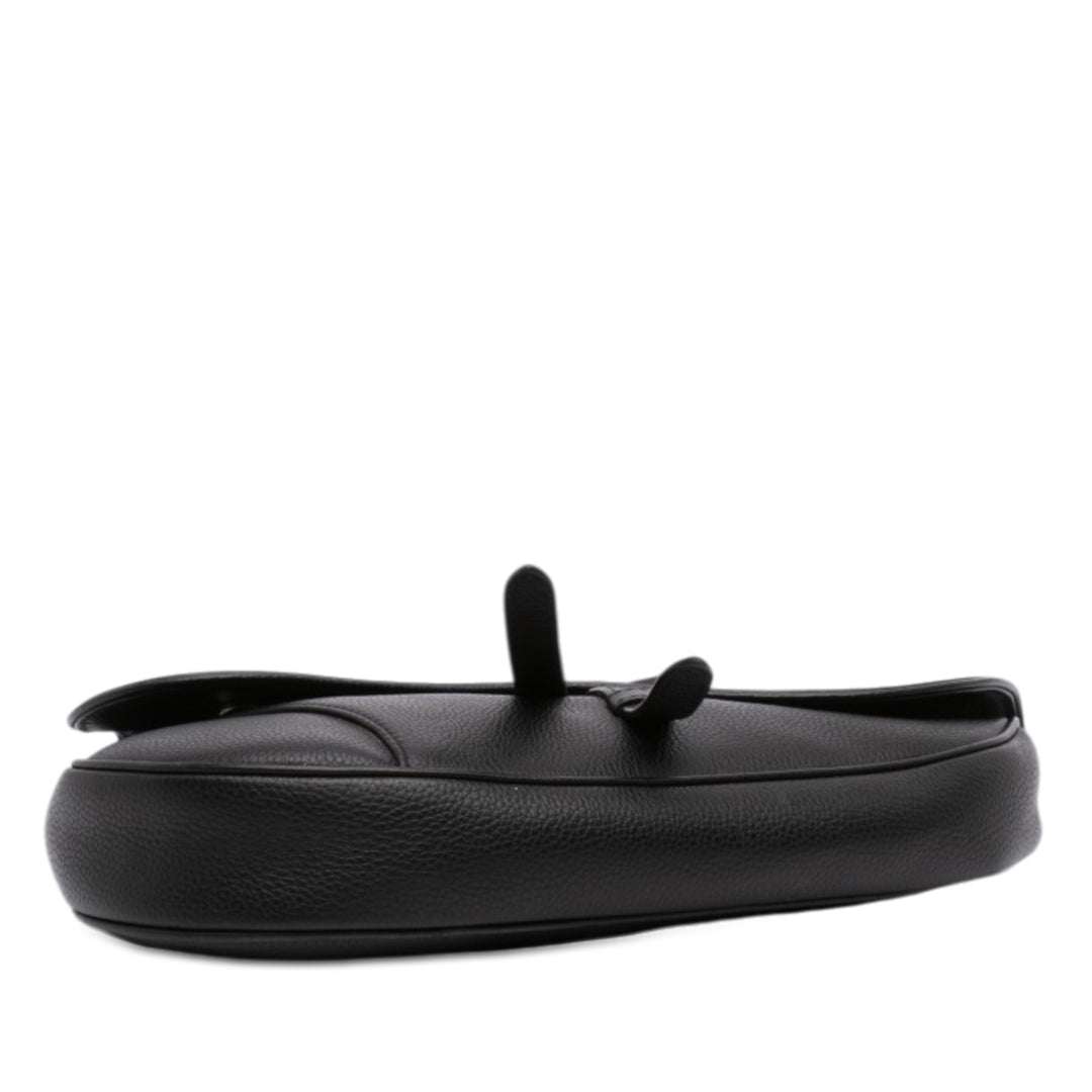 Dior Cuir de veau grainé Saddle Sac