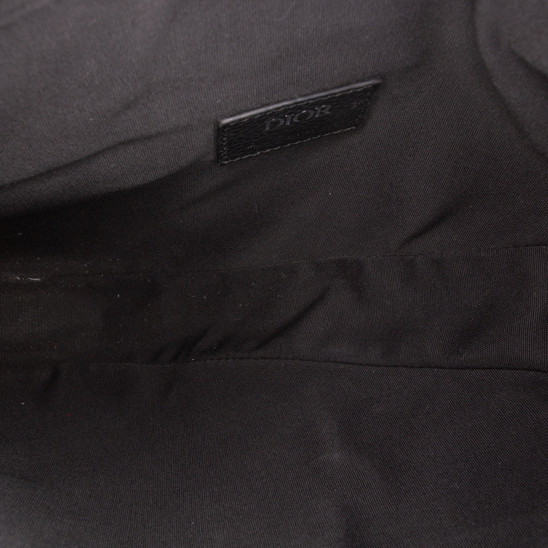 Dior Cuir de veau grainé Saddle Sac