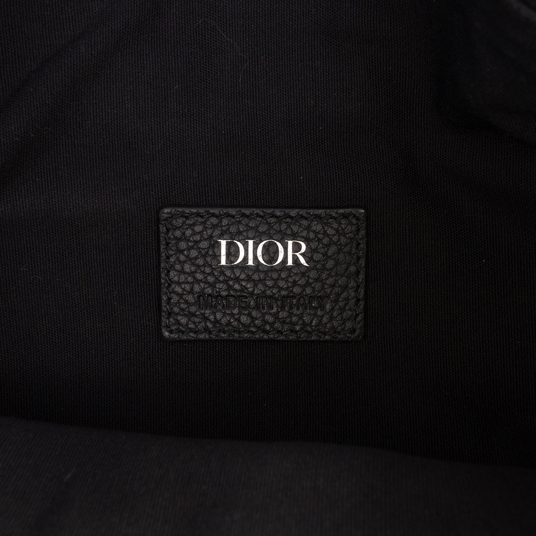 Dior Cuir de veau grainé Saddle Sac