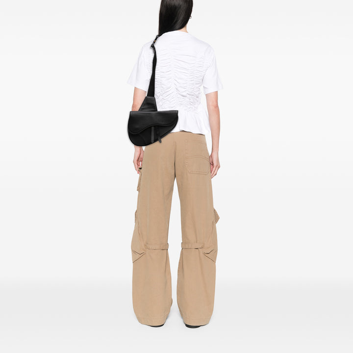 Dior Cuir de veau grainé Saddle Sac