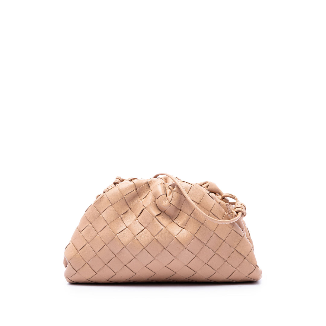 Intrecciato The Pochette Sac Mini nappa Marron