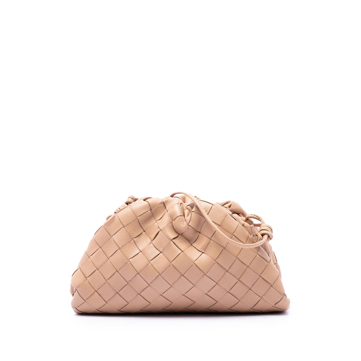 Intrecciato The Pochette Sac Mini nappa Marron