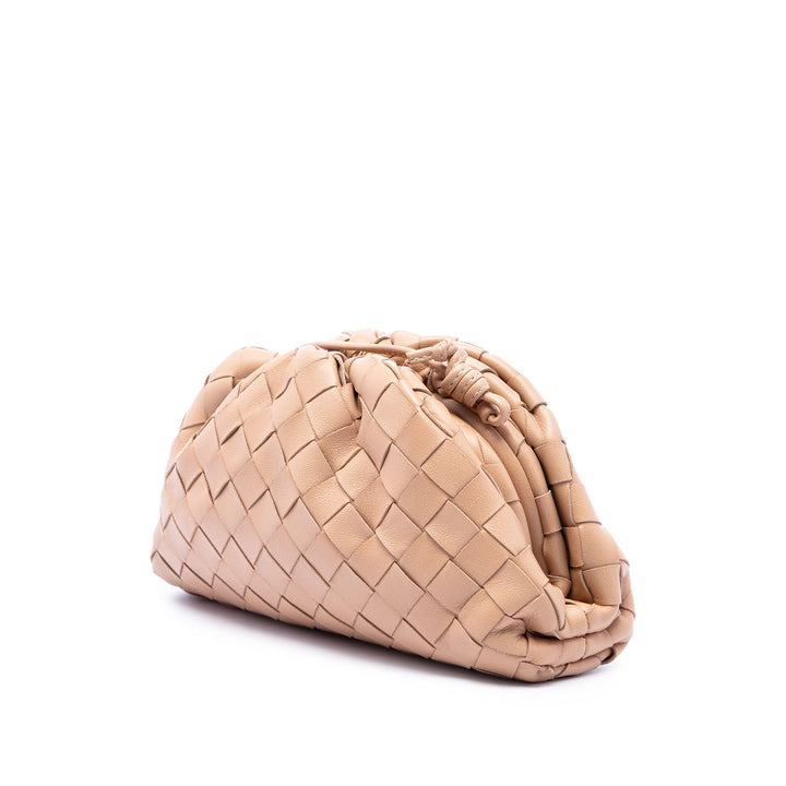 Intrecciato The Pochette Sac Mini nappa Marron