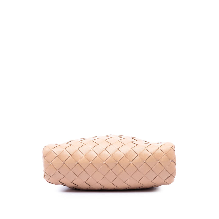 Intrecciato The Pochette Sac Mini nappa Marron