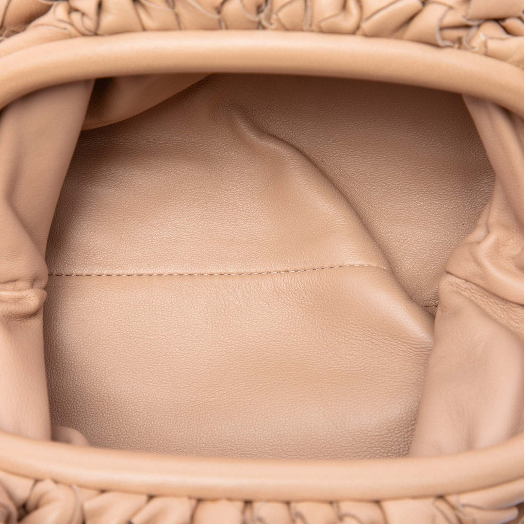 Intrecciato The Pochette Sac Mini nappa Marron