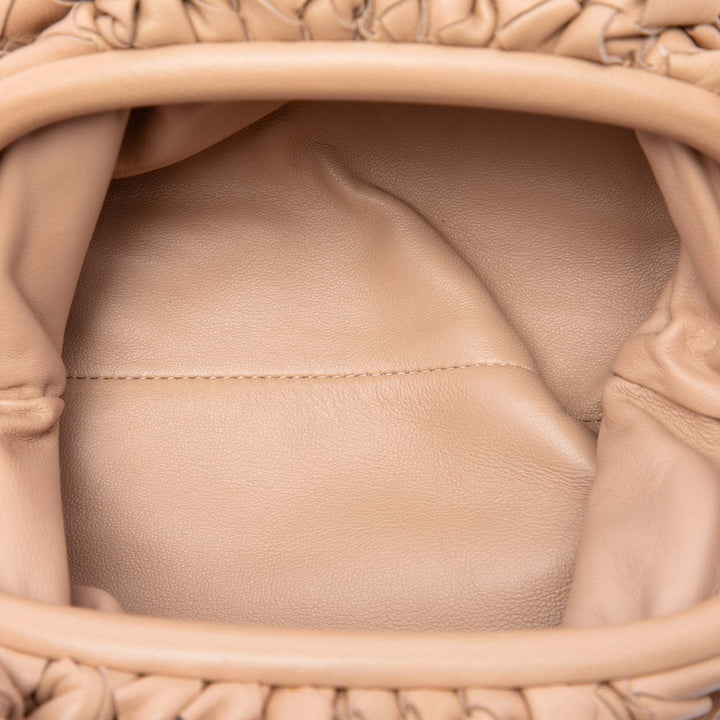Intrecciato The Pochette Sac Mini nappa Marron