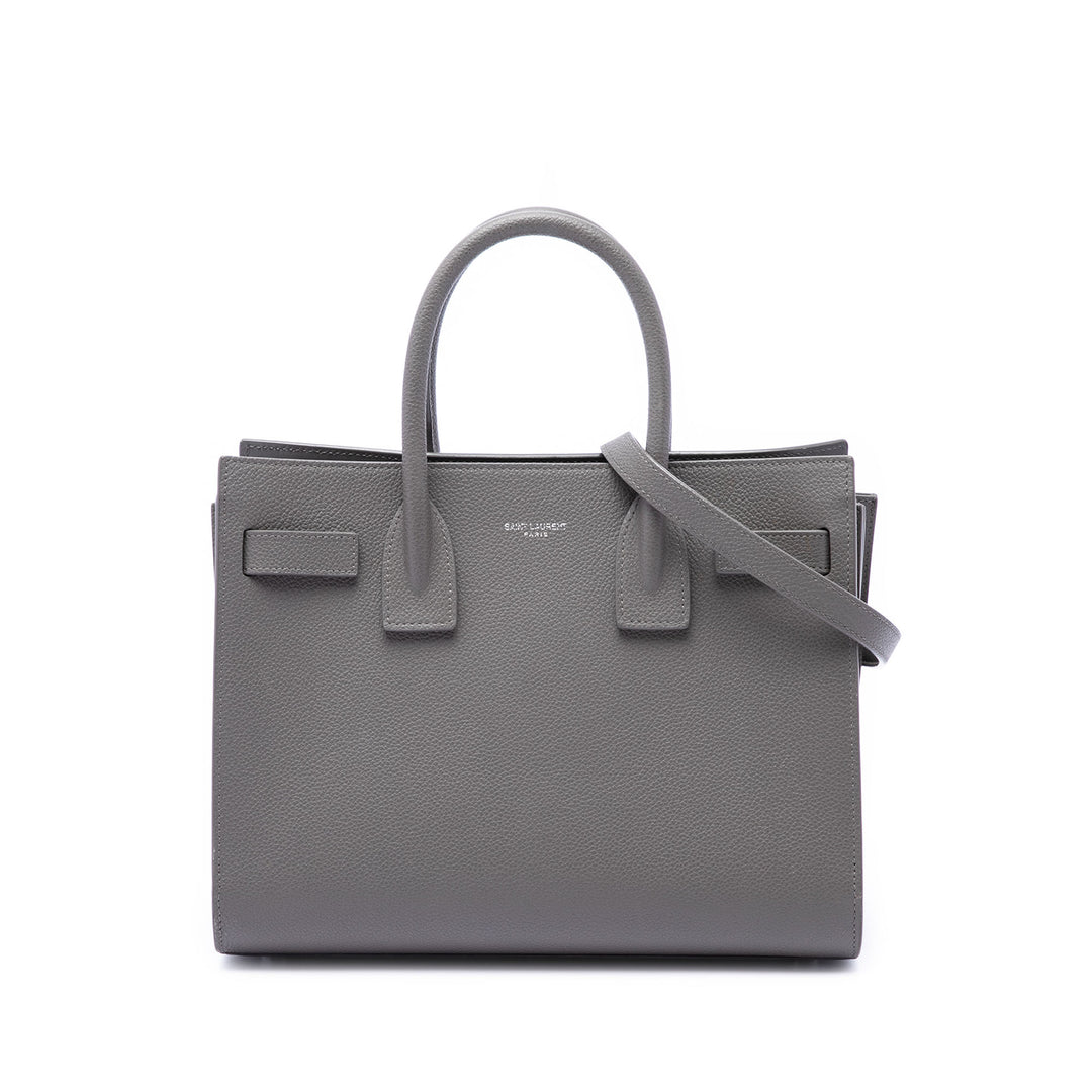 Saint Laurent Baby Cuir de veau grainé Sac de Jour Sac