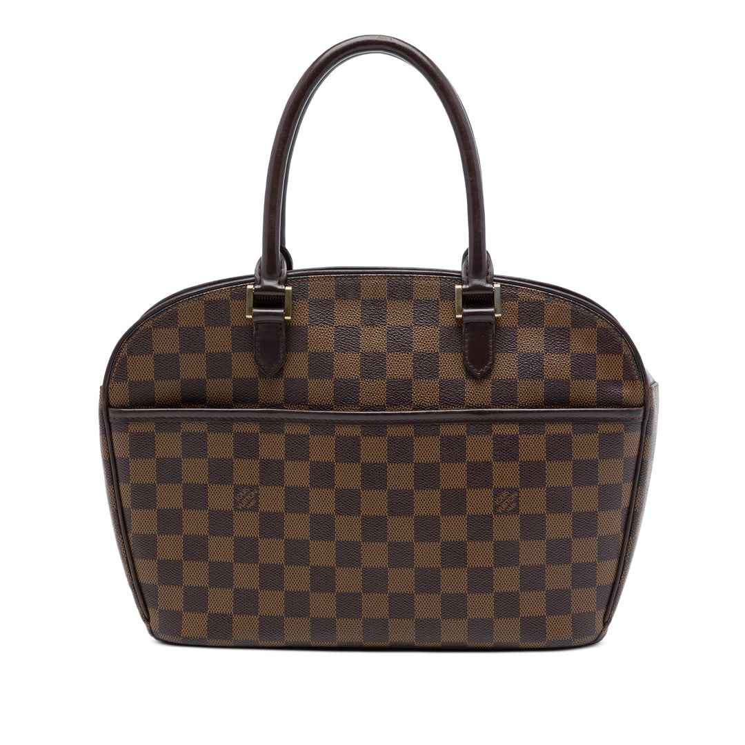 Louis Vuitton Sarria Horizontal Damier Ébène Marron – vue principale – GABY PARIS