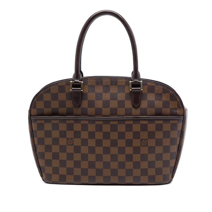 Louis Vuitton Sarria Horizontal Damier Ébène Marron – vue principale – GABY PARIS