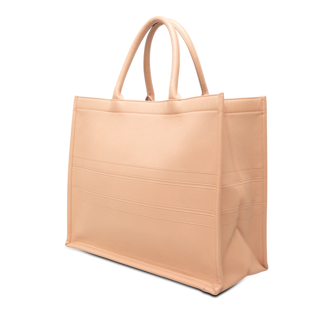 Dior Large embossé Cuir de veau Book Cabas