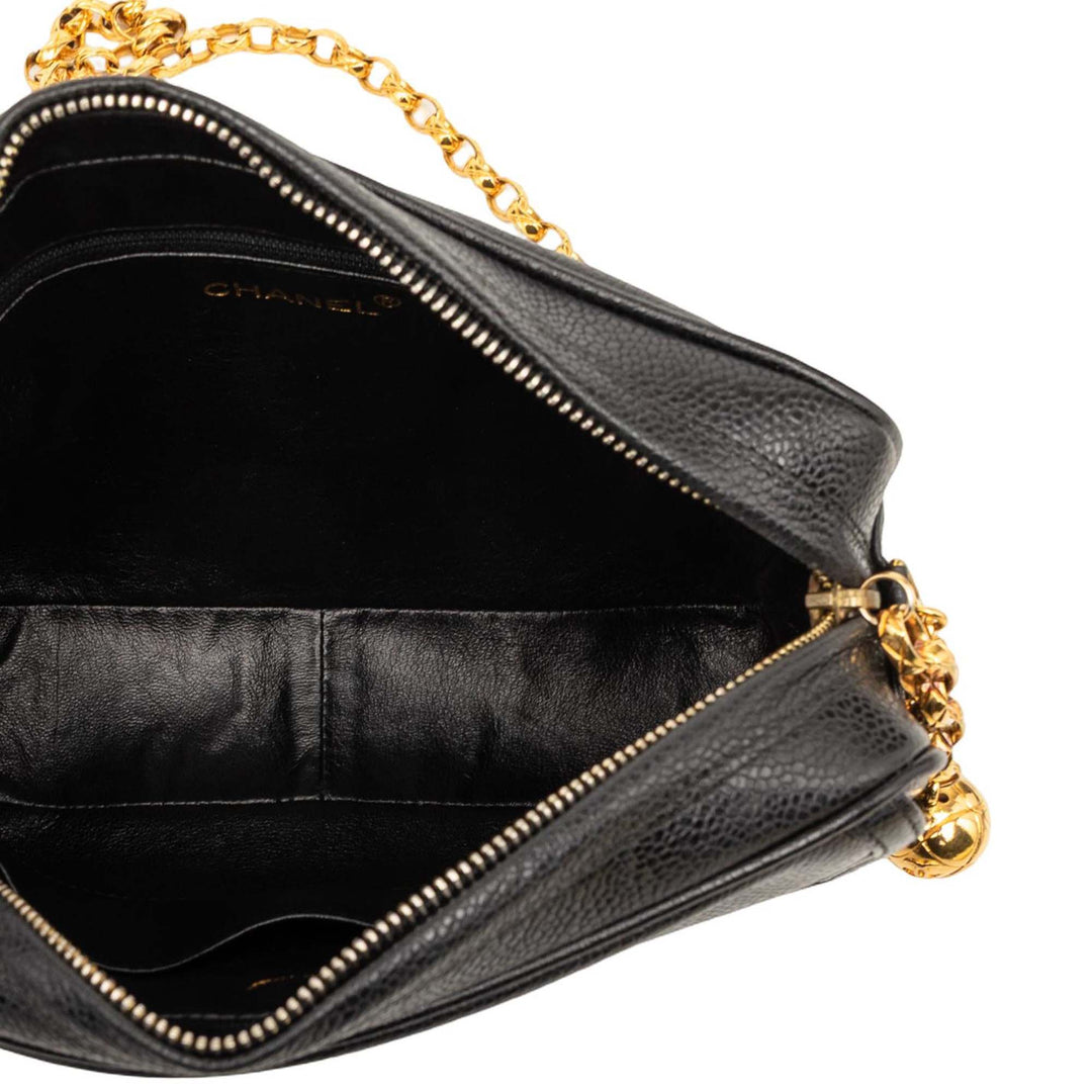 Chanel CC Caviar Front Pocket Bijoux Chain Sac caméra