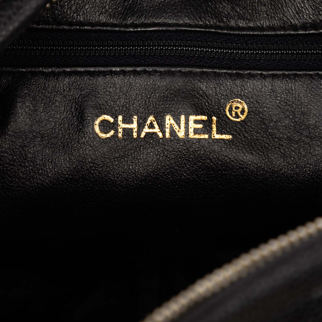 Chanel CC Caviar Front Pocket Bijoux Chain Sac caméra