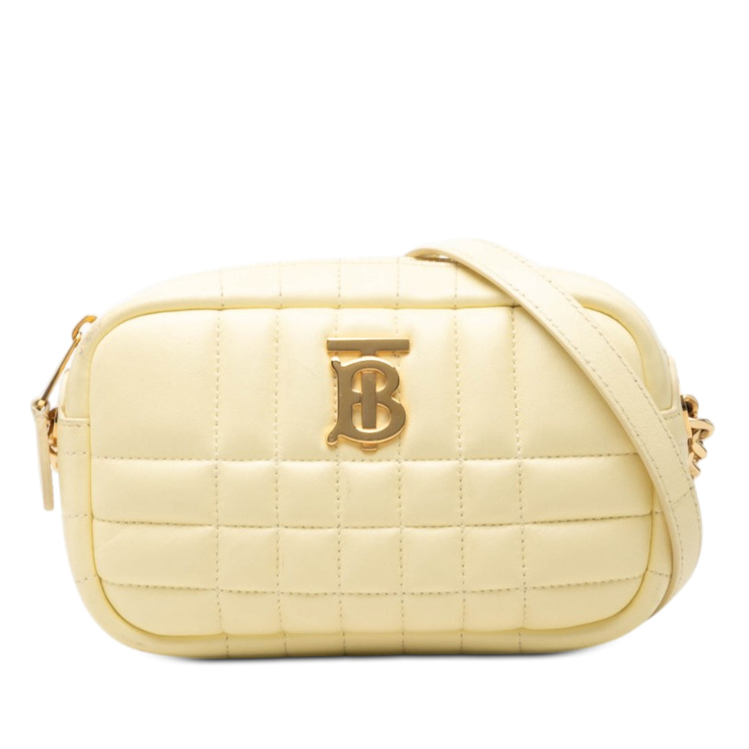 Burberry Mini Matelassé Cuir d’agneau Lola Sac caméra