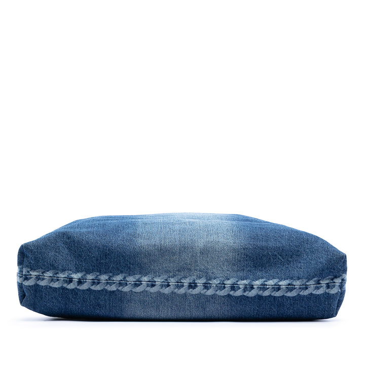Imprimé Cabas Jean Bleu