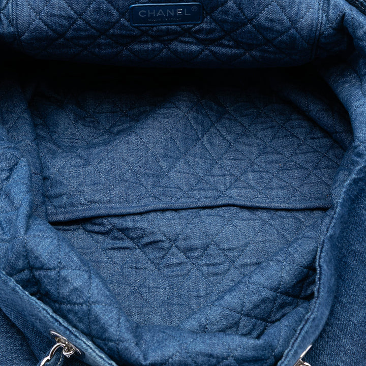 Imprimé Cabas Jean Bleu