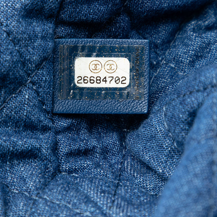 Imprimé Cabas Jean Bleu