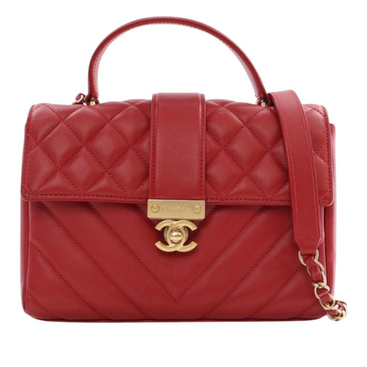 Chanel Small Mixed Quilt Cuir de veau In The City sac à anse supérieure
