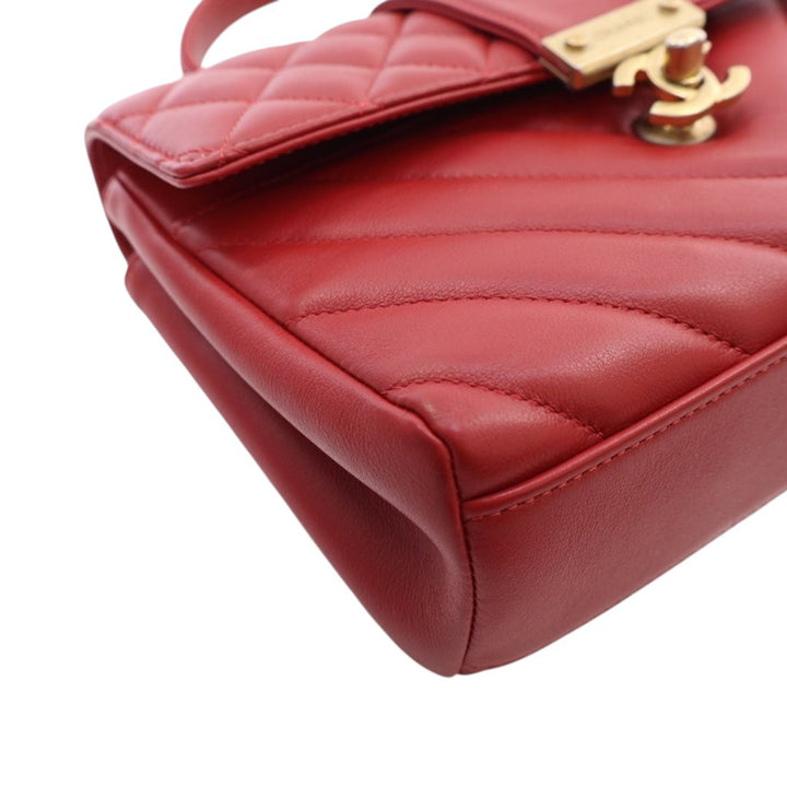 Chanel Small Mixed Quilt Cuir de veau In The City sac à anse supérieure