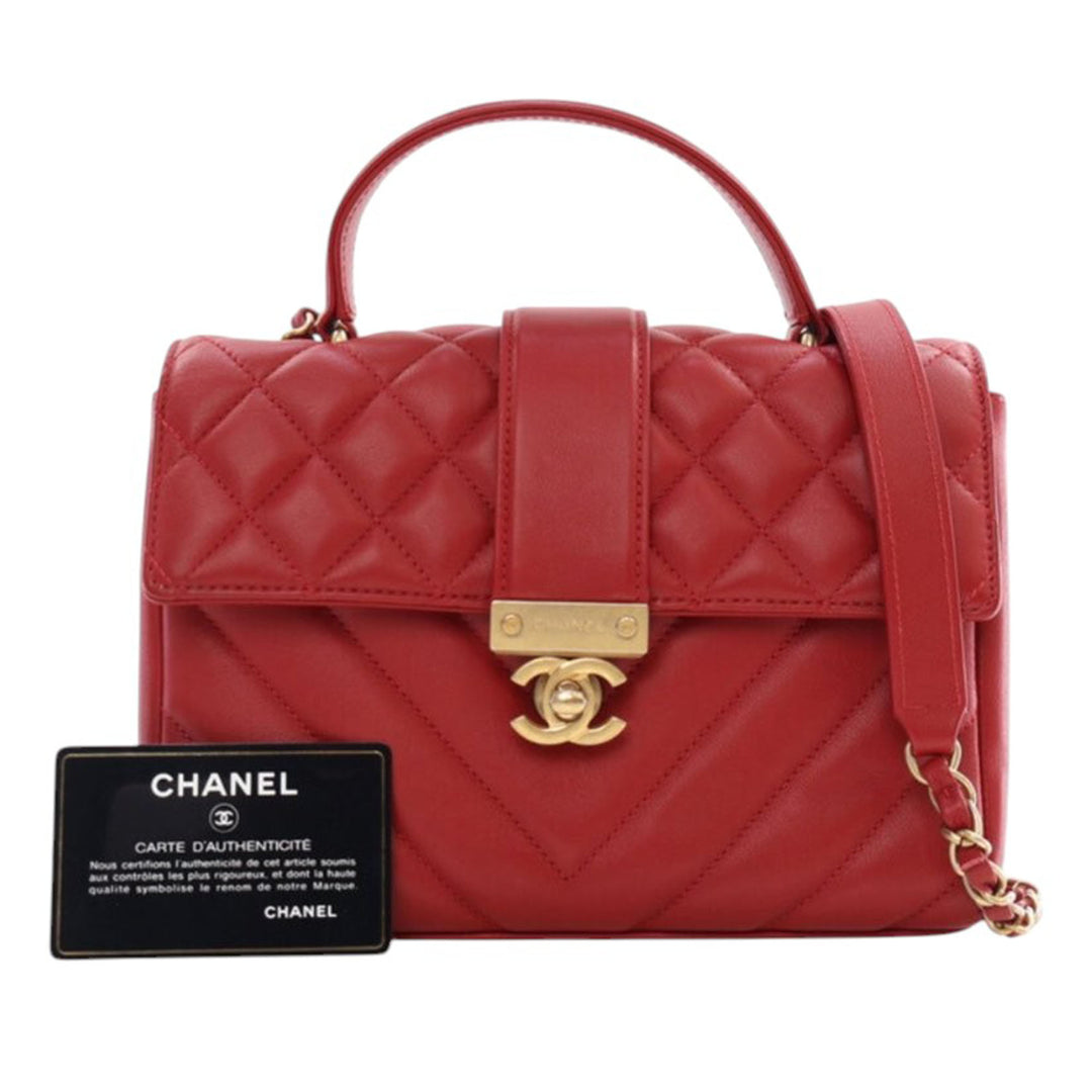 Chanel Small Mixed Quilt Cuir de veau In The City sac à anse supérieure