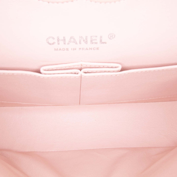 Medium Classic Caviar Double Flap Pink - Gaby Paris