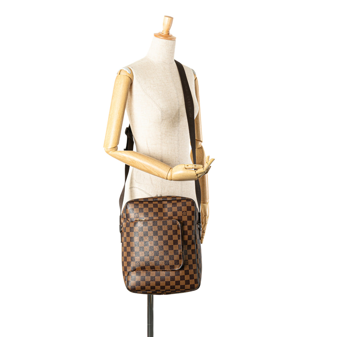 Olav MM Damier Ébène Marron