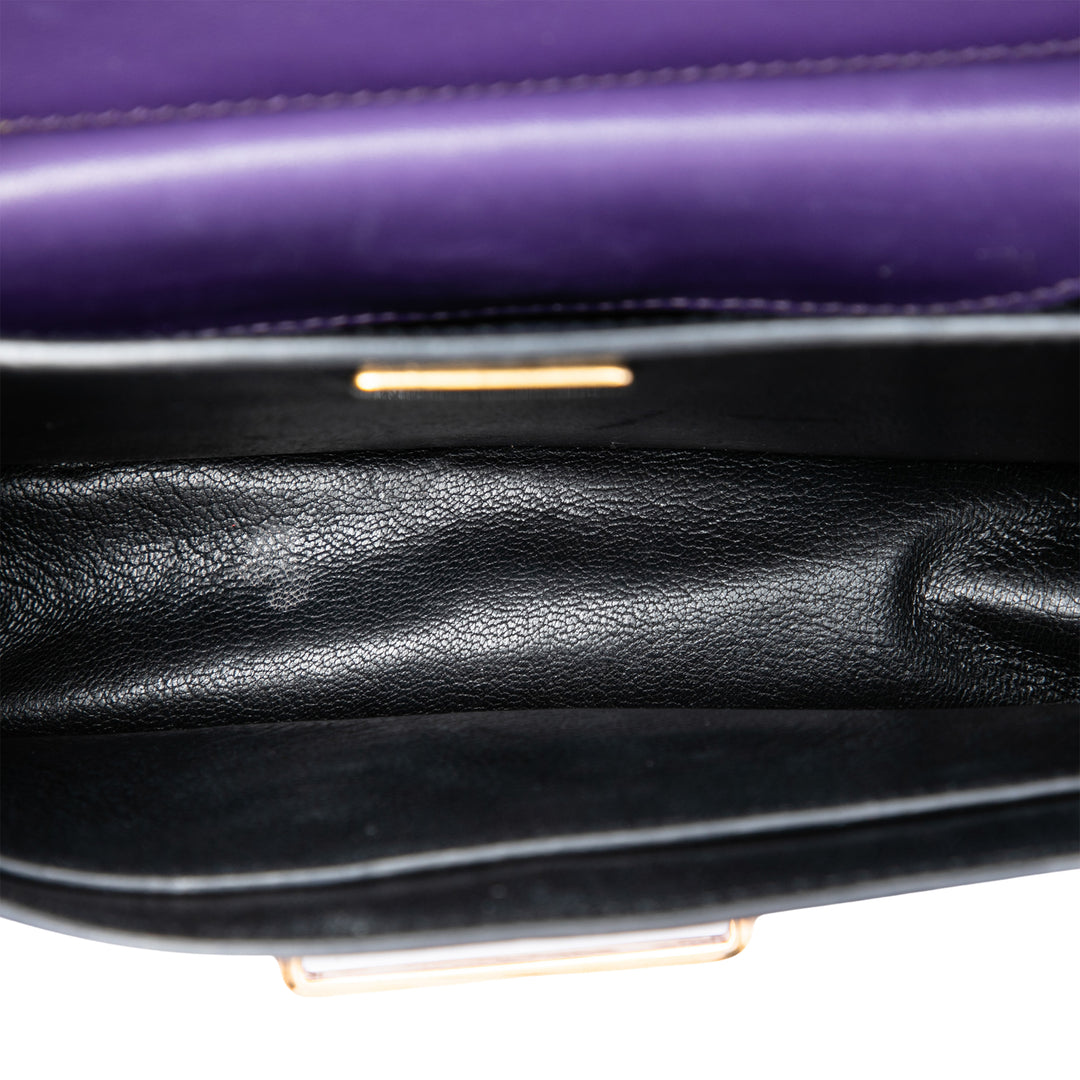 Prada Saffiano à finitions City Veau Cahier Sac porté croisé