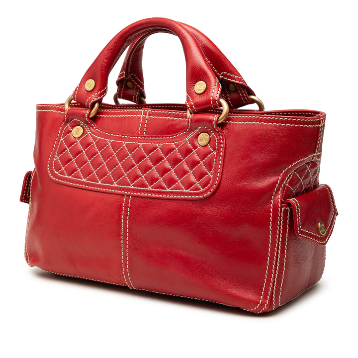 Celine Sac à main Biker Boogie Rouge – vue 2 – GABY PARIS