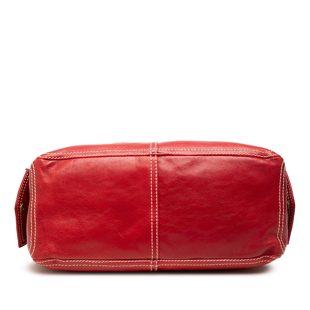 Celine Sac à main Biker Boogie Rouge – vue 3 – GABY PARIS