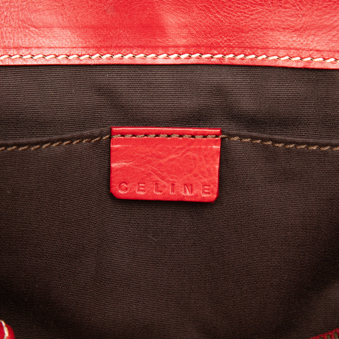 Celine Sac à main Biker Boogie Rouge – vue 5 – GABY PARIS